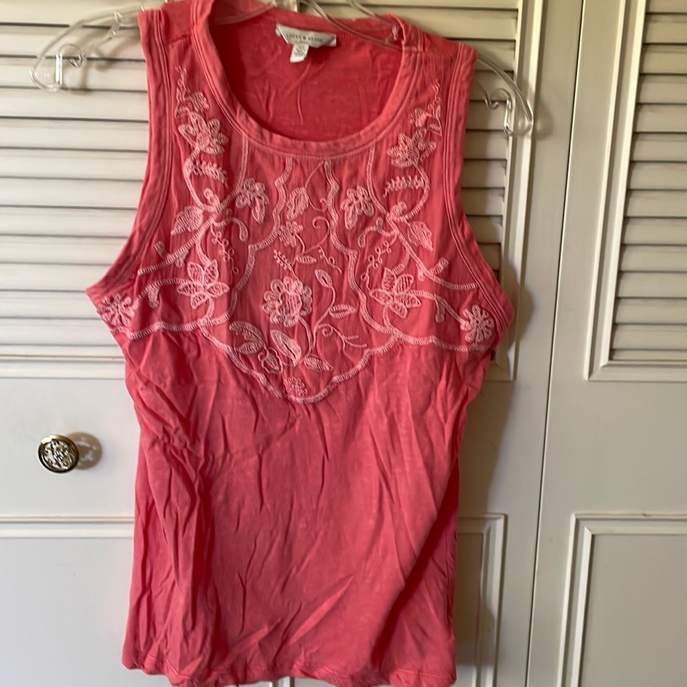 Lucky Brand NWOT Embroidered Tank
